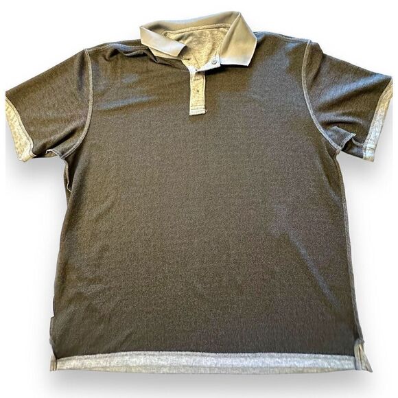 Red Head Mesh Lined Performance Polo Size XL MENS light Grey Wicking Fast Ship - Picture 3 of 11